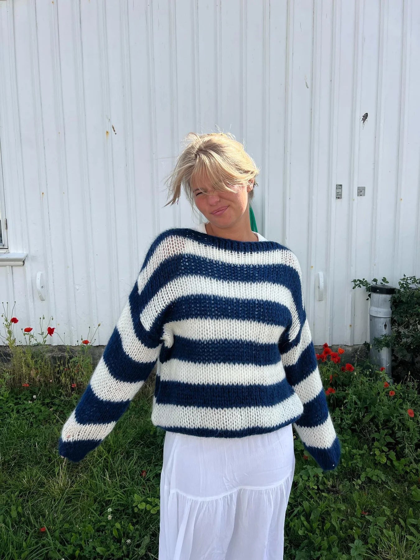 Oversized Striped Sweater