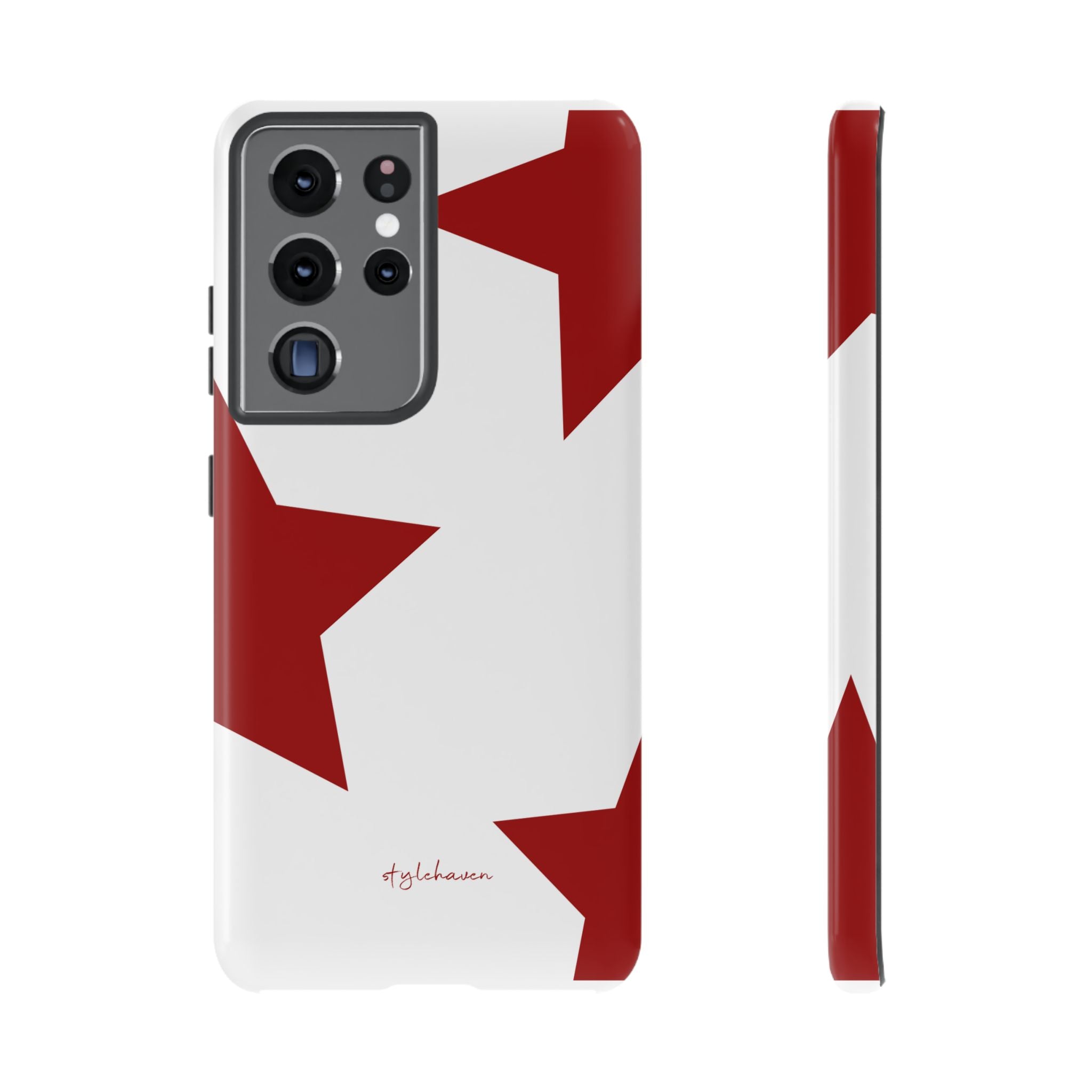 All I see is stars red phone case