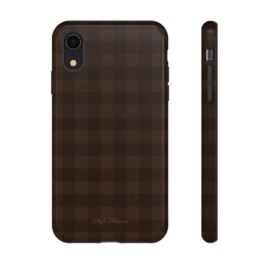 cocoa checkered case