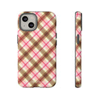 sweet tartan pink case
