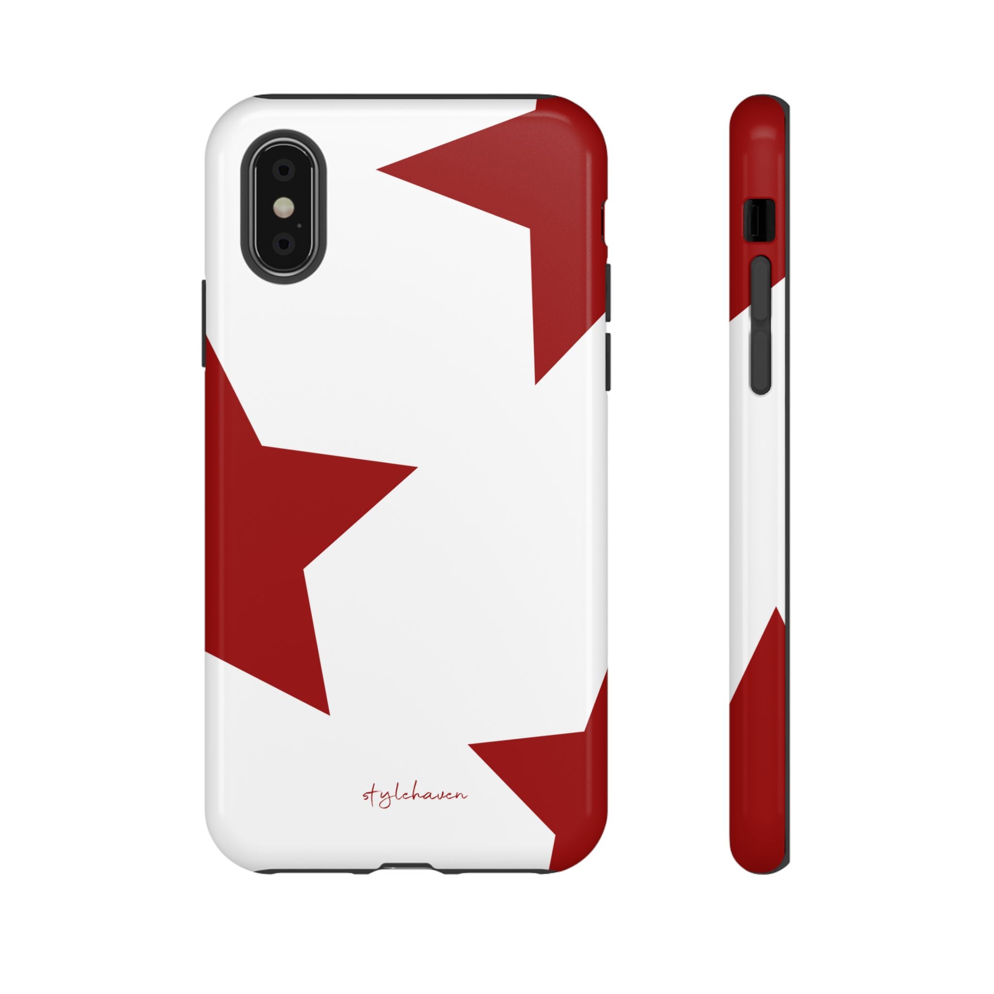 All I see is stars red phone case