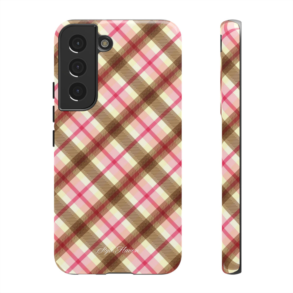 sweet tartan pink case