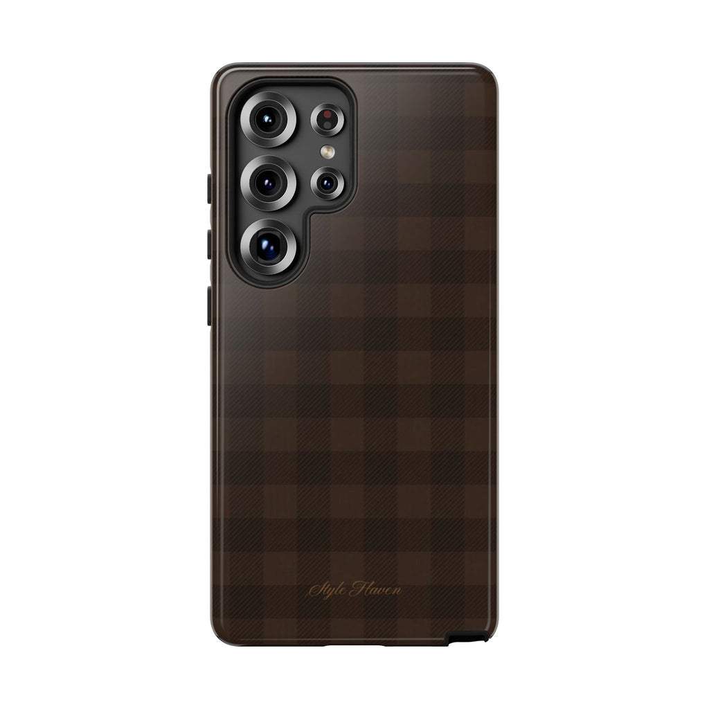 cocoa checkered case