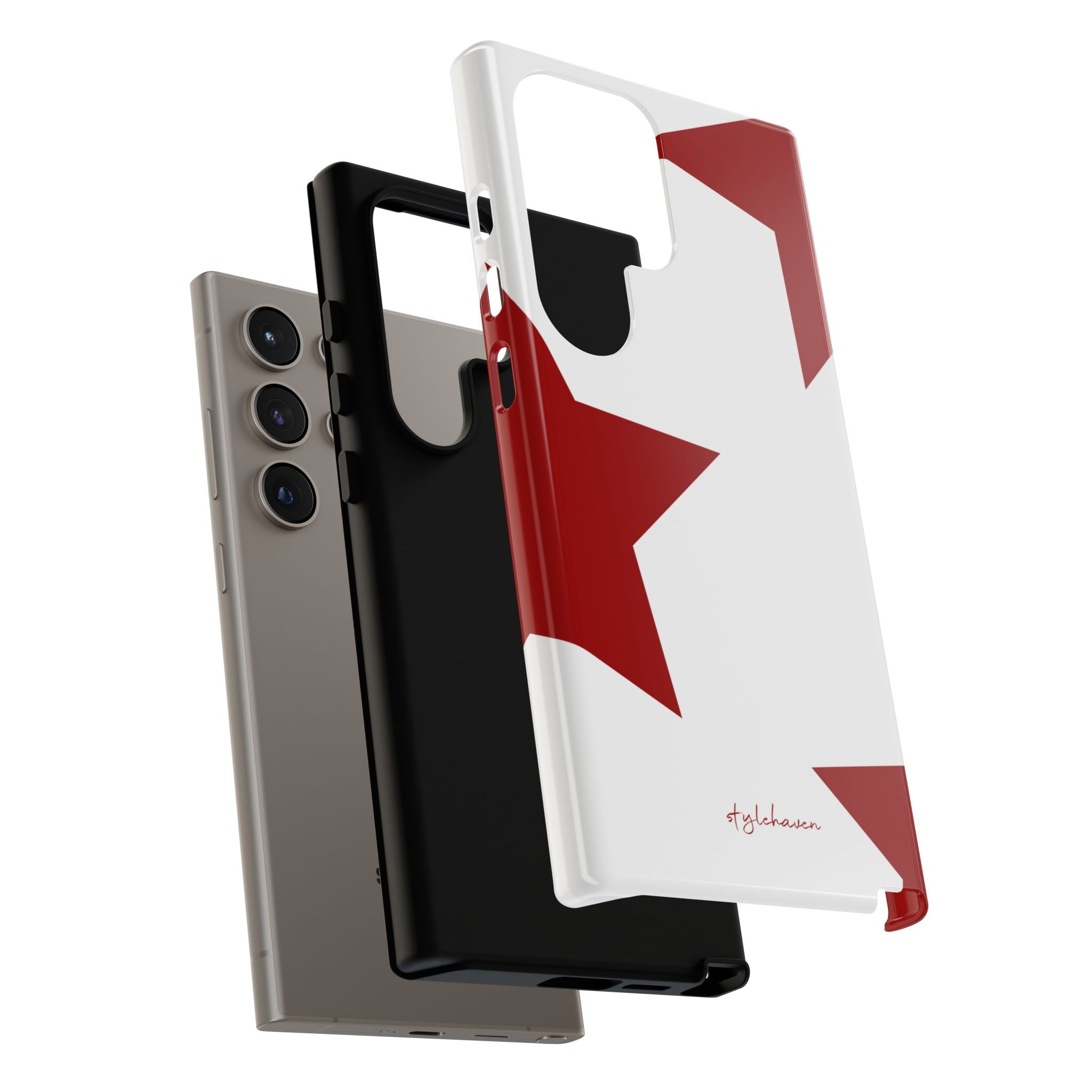 All I see is stars red phone case