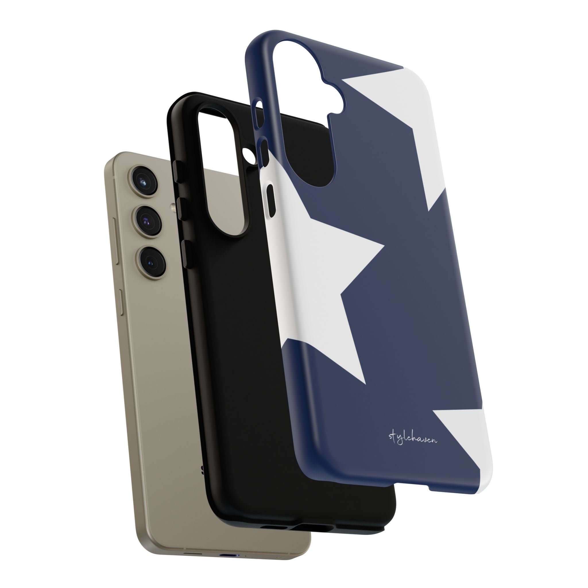 All I see is stars blue phone case
