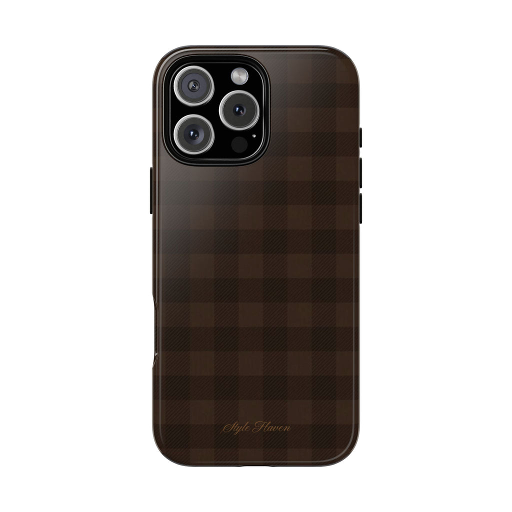 cocoa checkered case