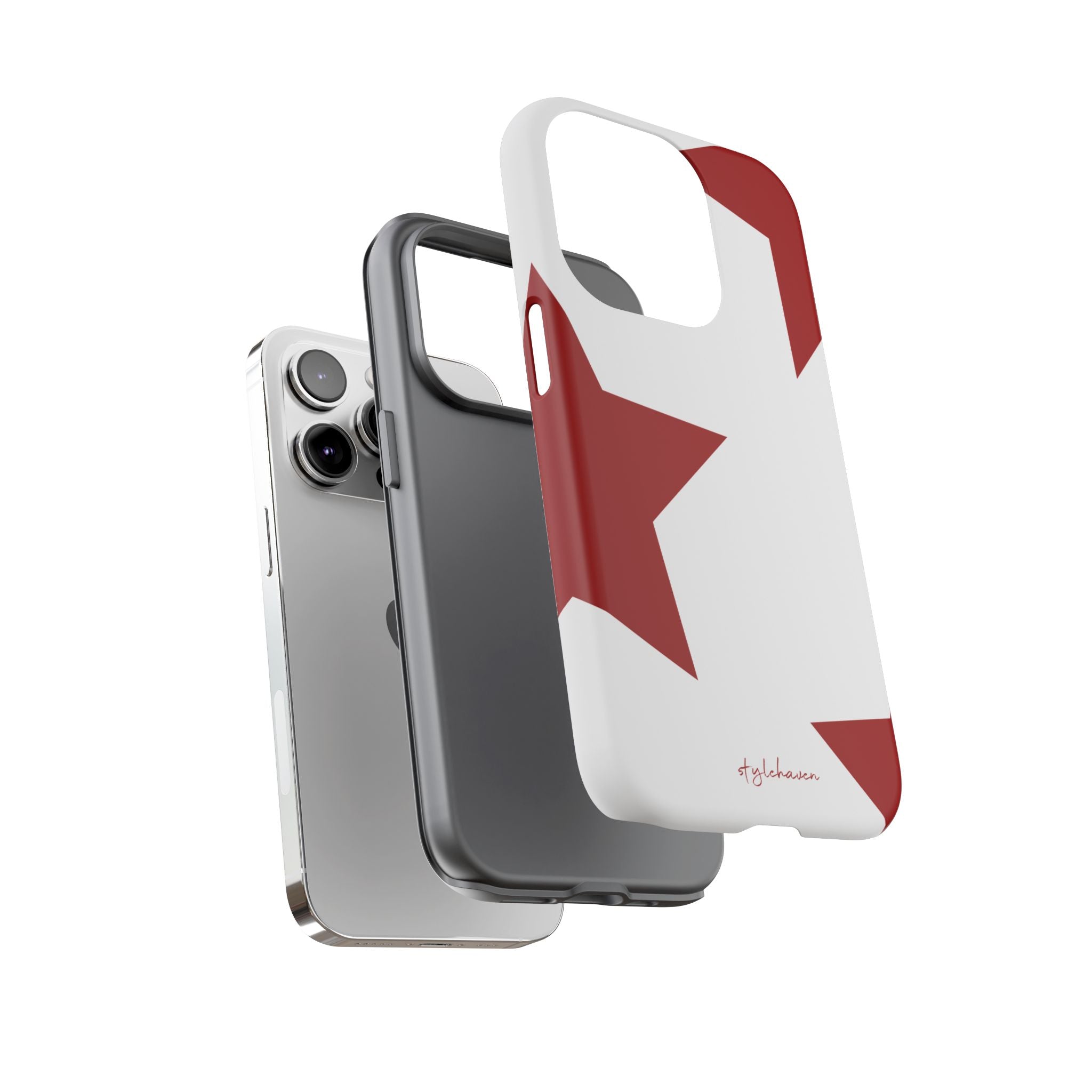 All I see is stars red phone case