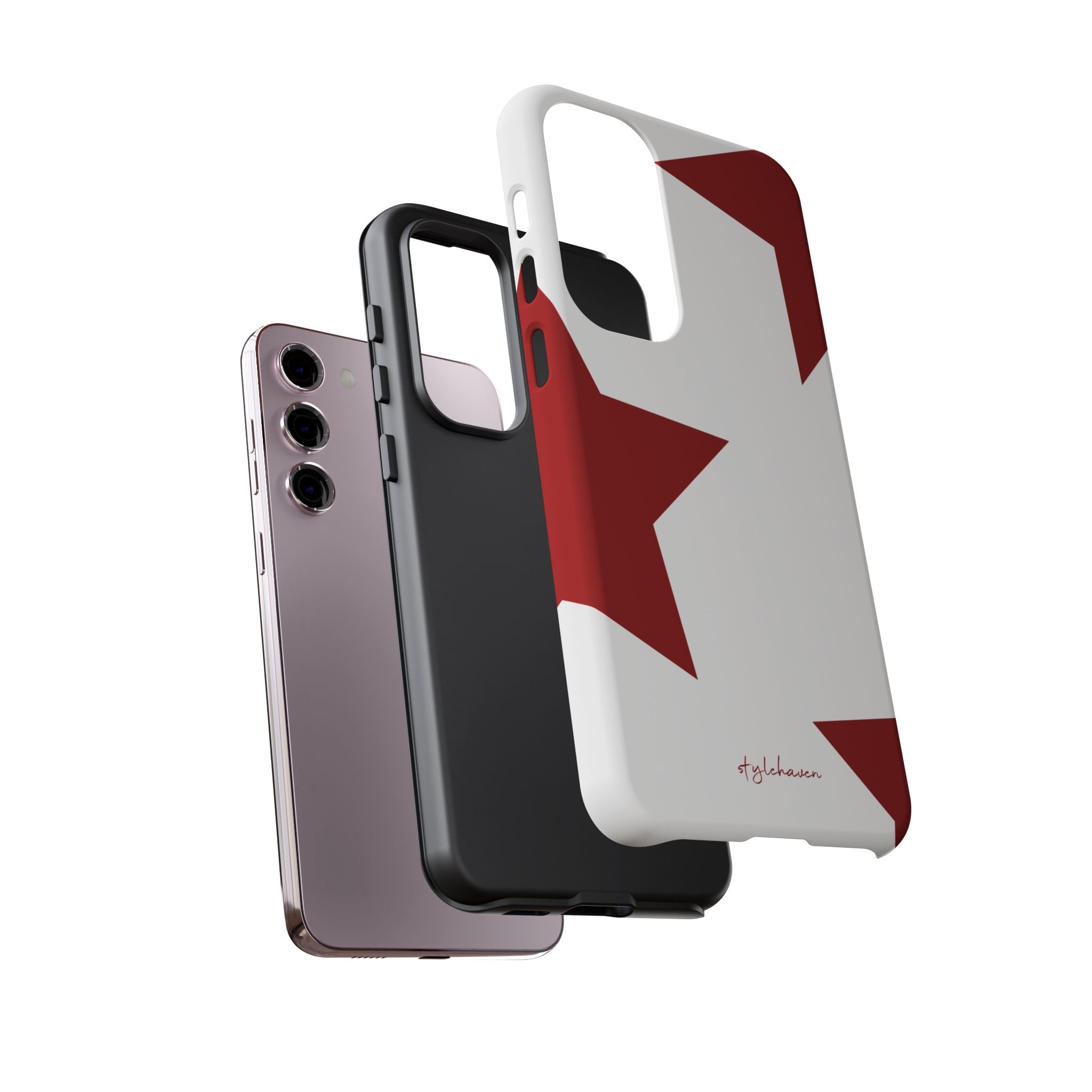 All I see is stars red phone case