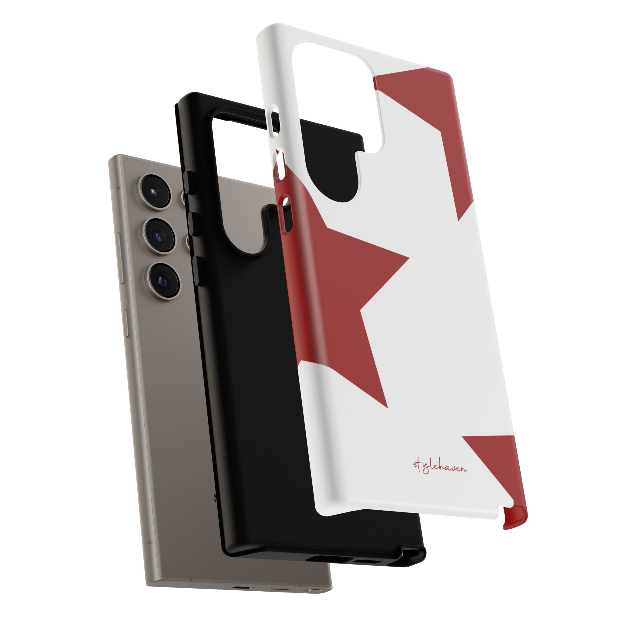 All I see is stars red phone case