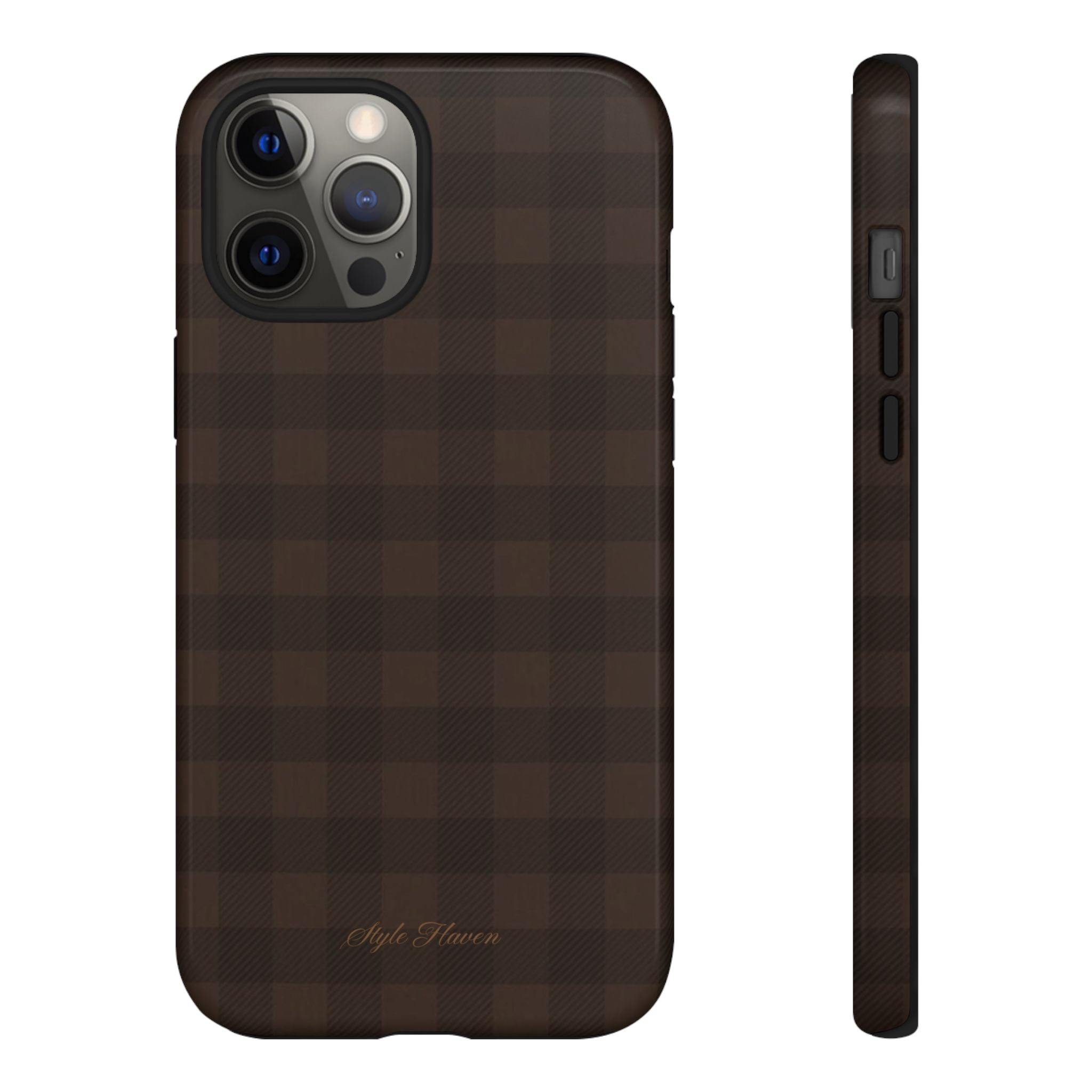 cocoa checkered case