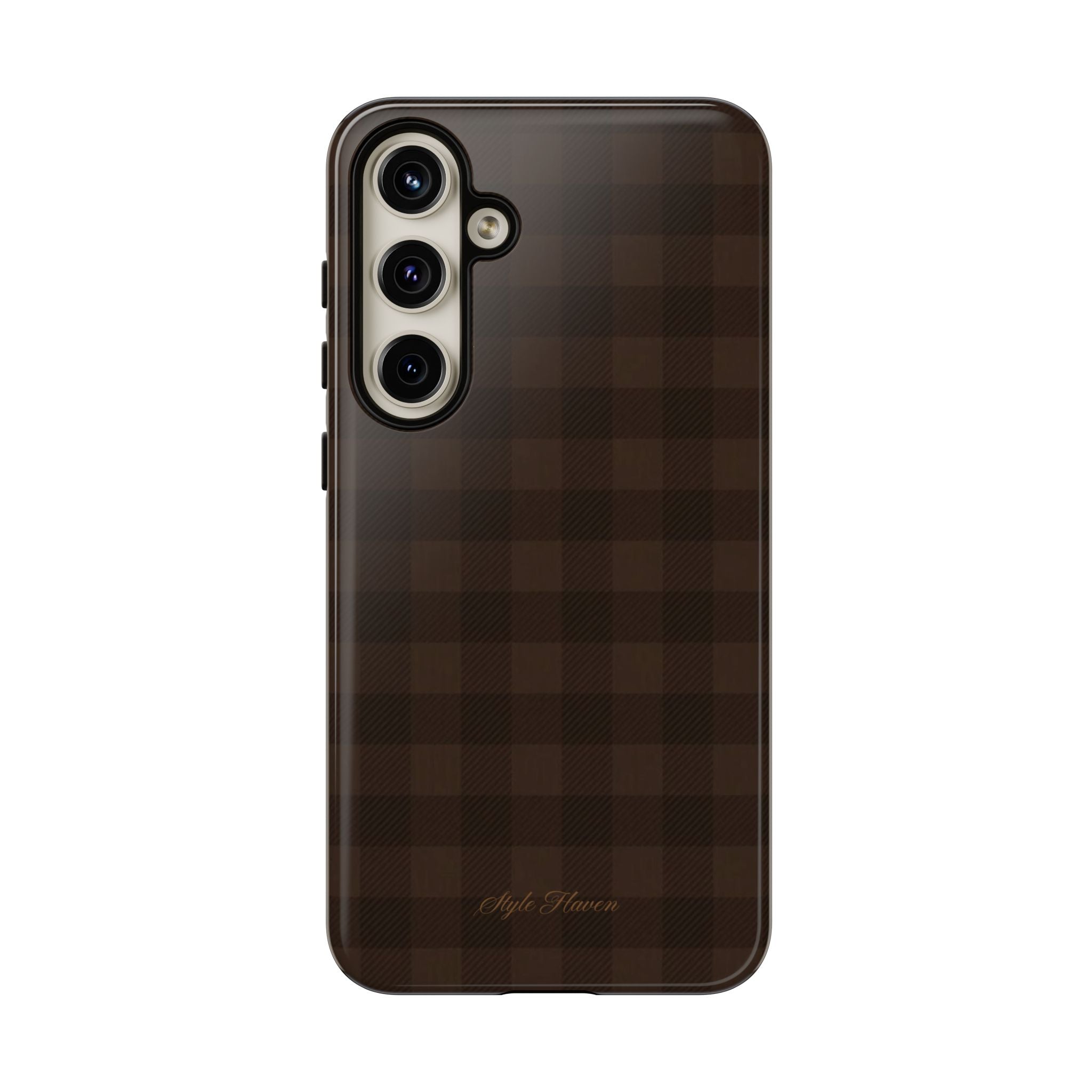 cocoa checkered case