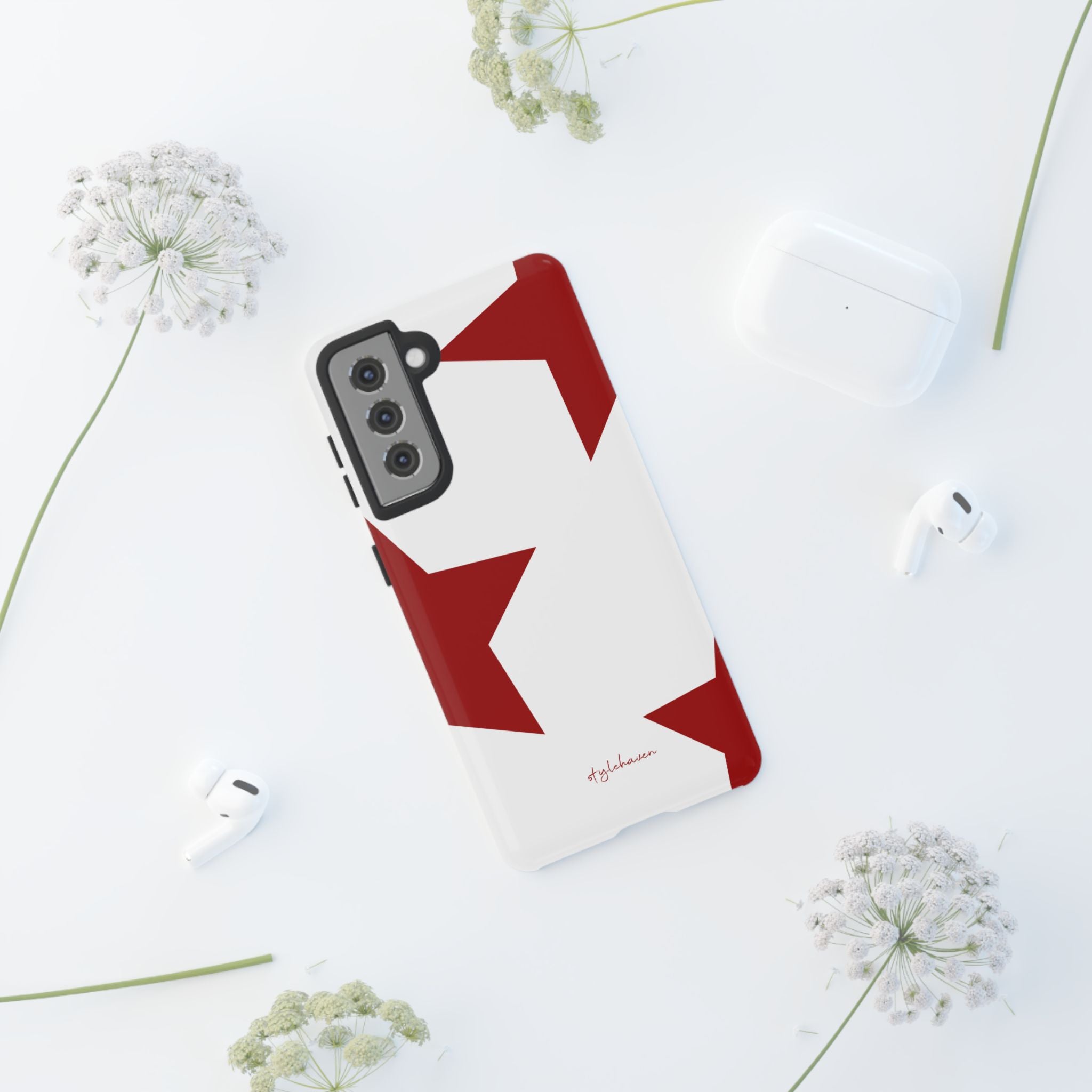 All I see is stars red phone case
