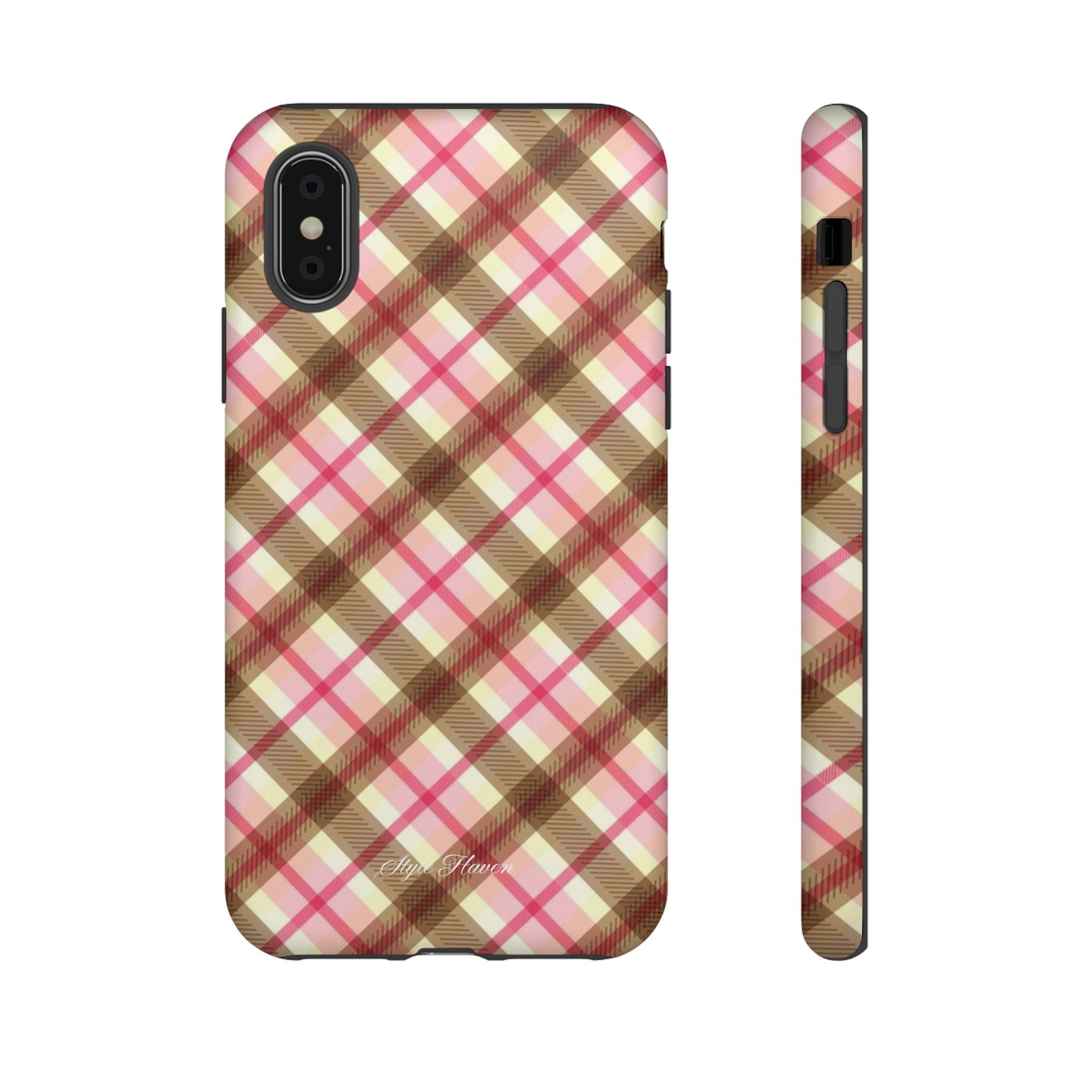 sweet tartan pink case