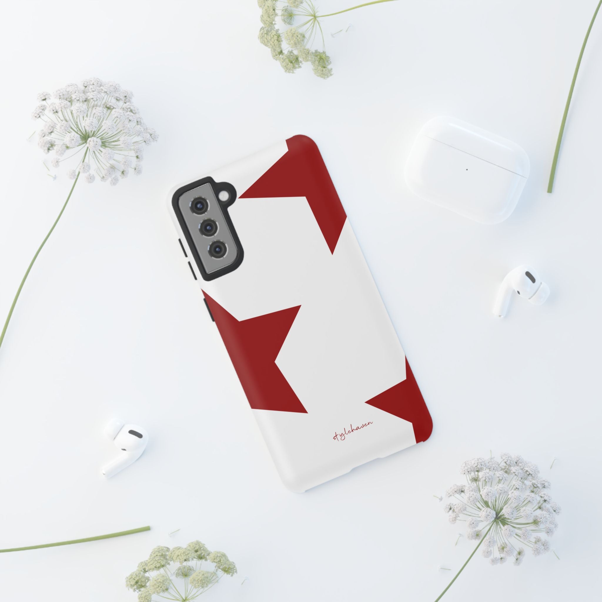 All I see is stars red phone case