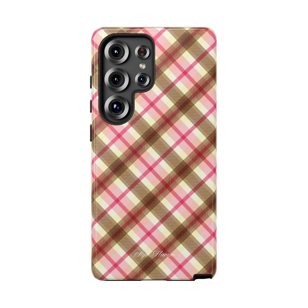 sweet tartan pink case