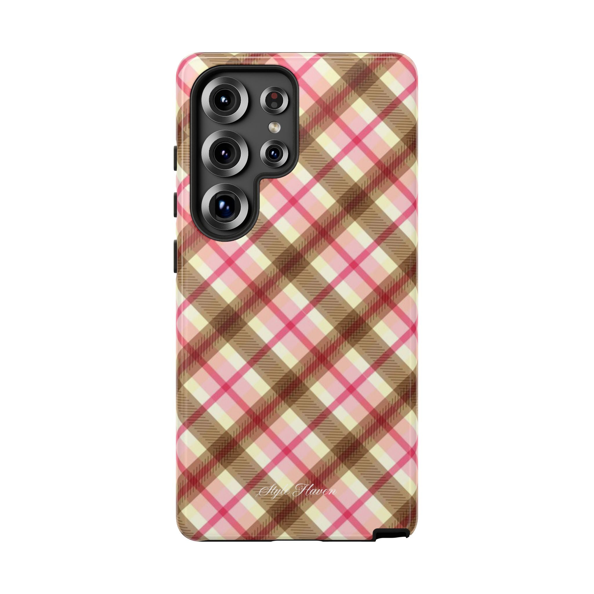 sweet tartan pink case