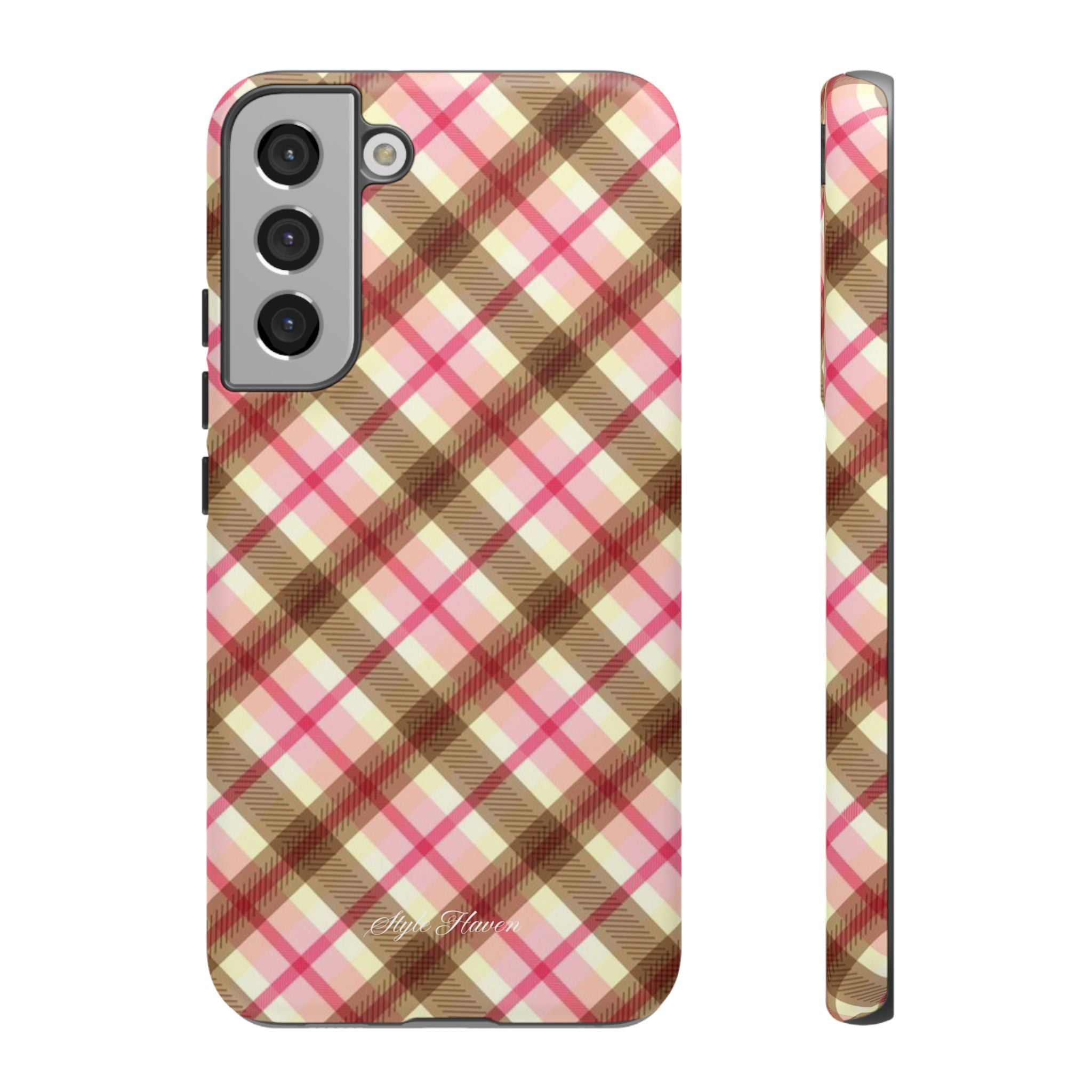 sweet tartan pink case