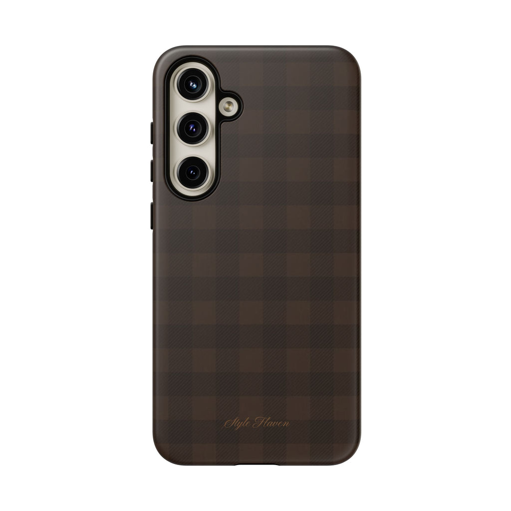 cocoa checkered case