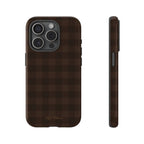 cocoa checkered case