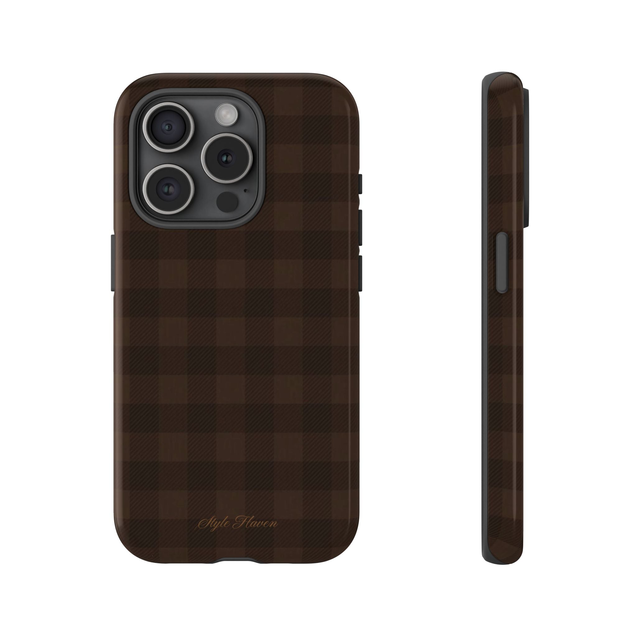 cocoa checkered case