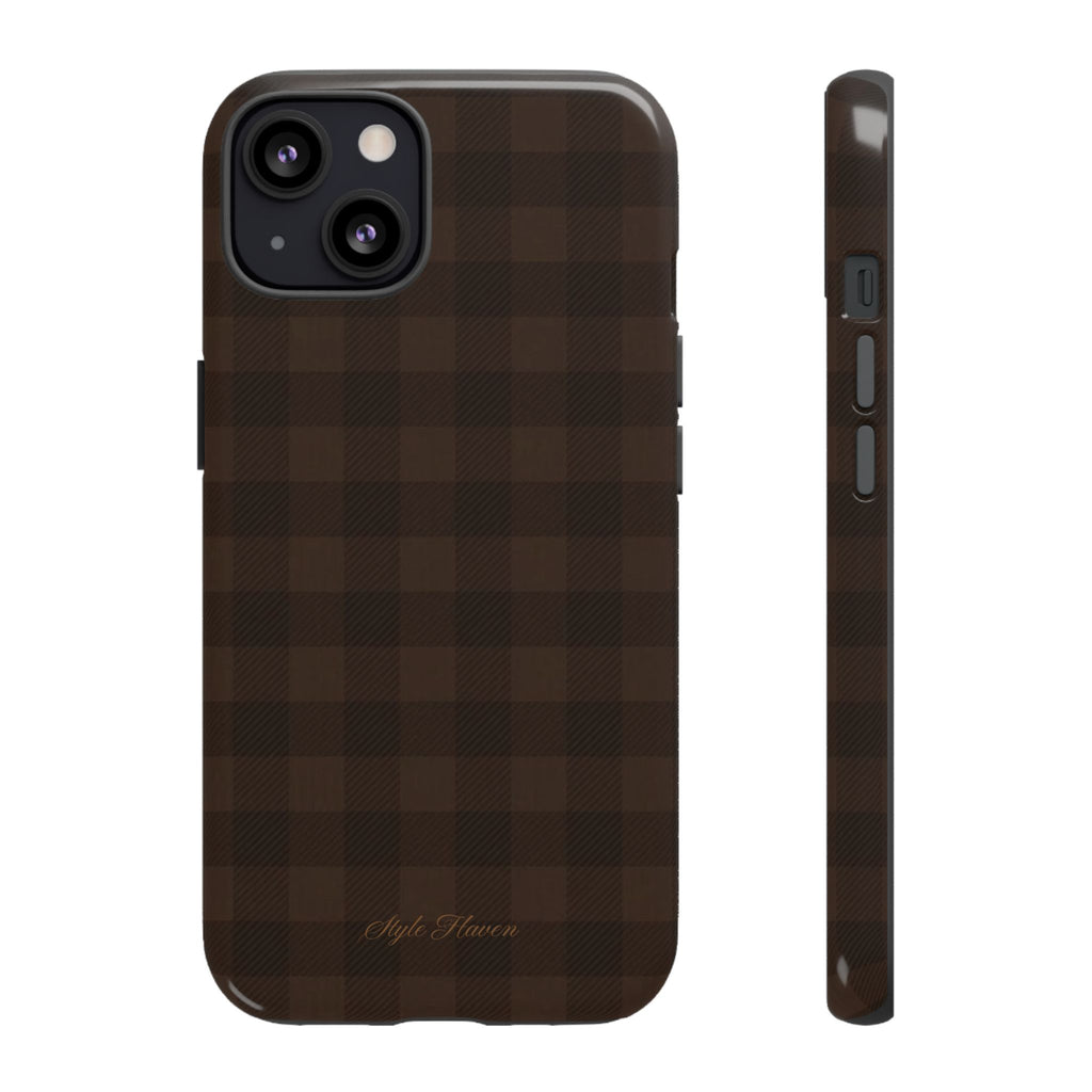 cocoa checkered case