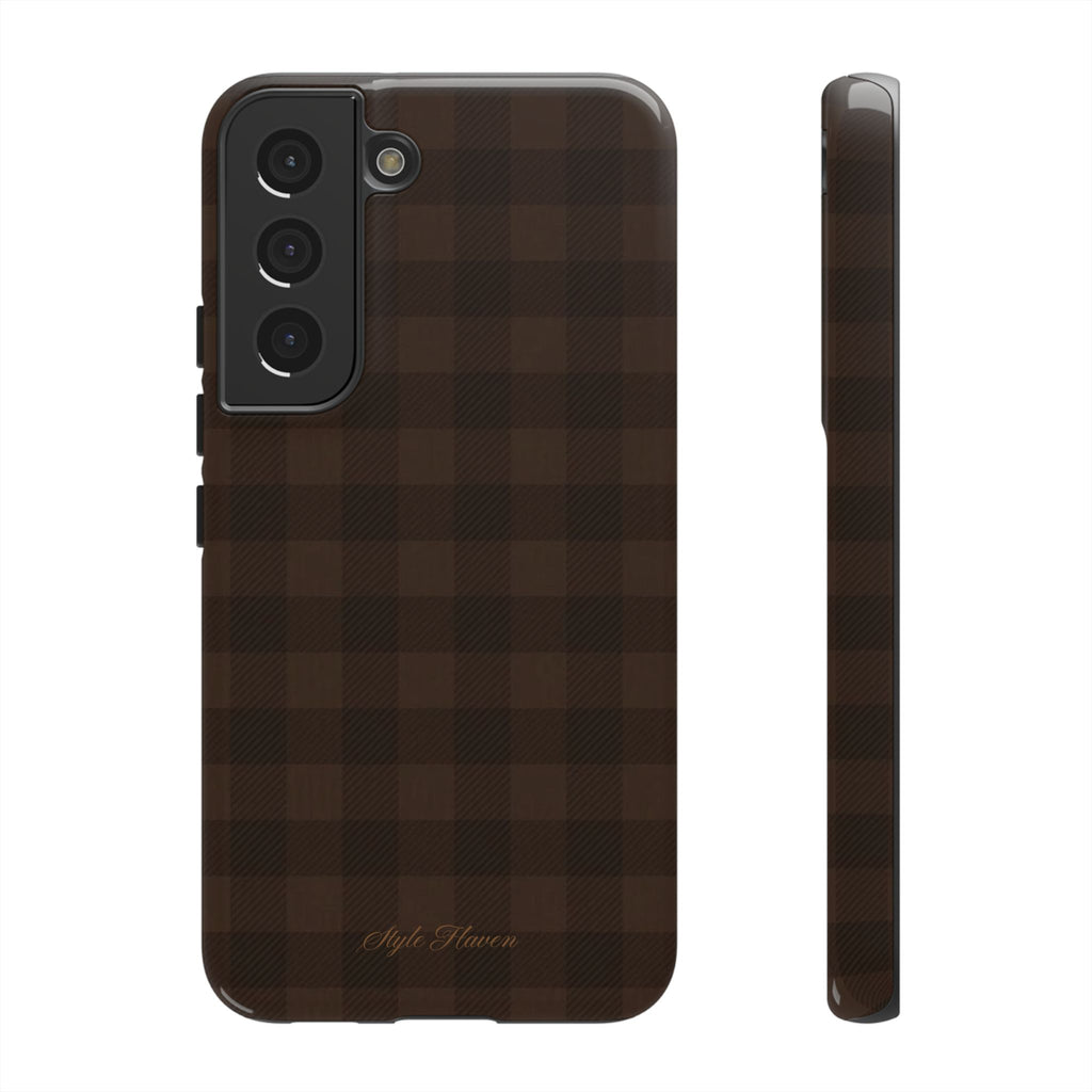 cocoa checkered case