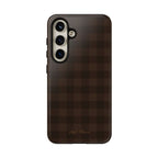 cocoa checkered case
