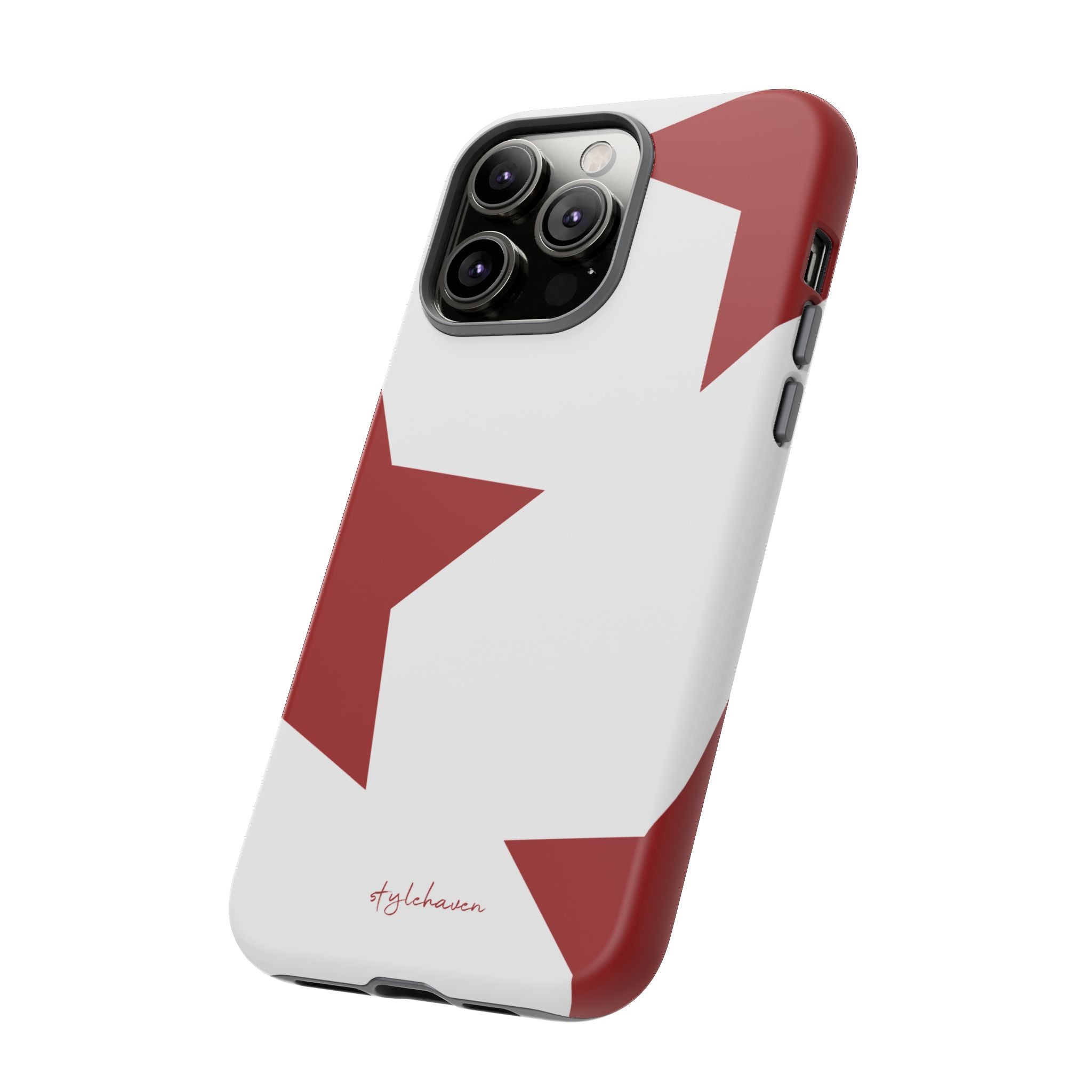 All I see is stars red phone case
