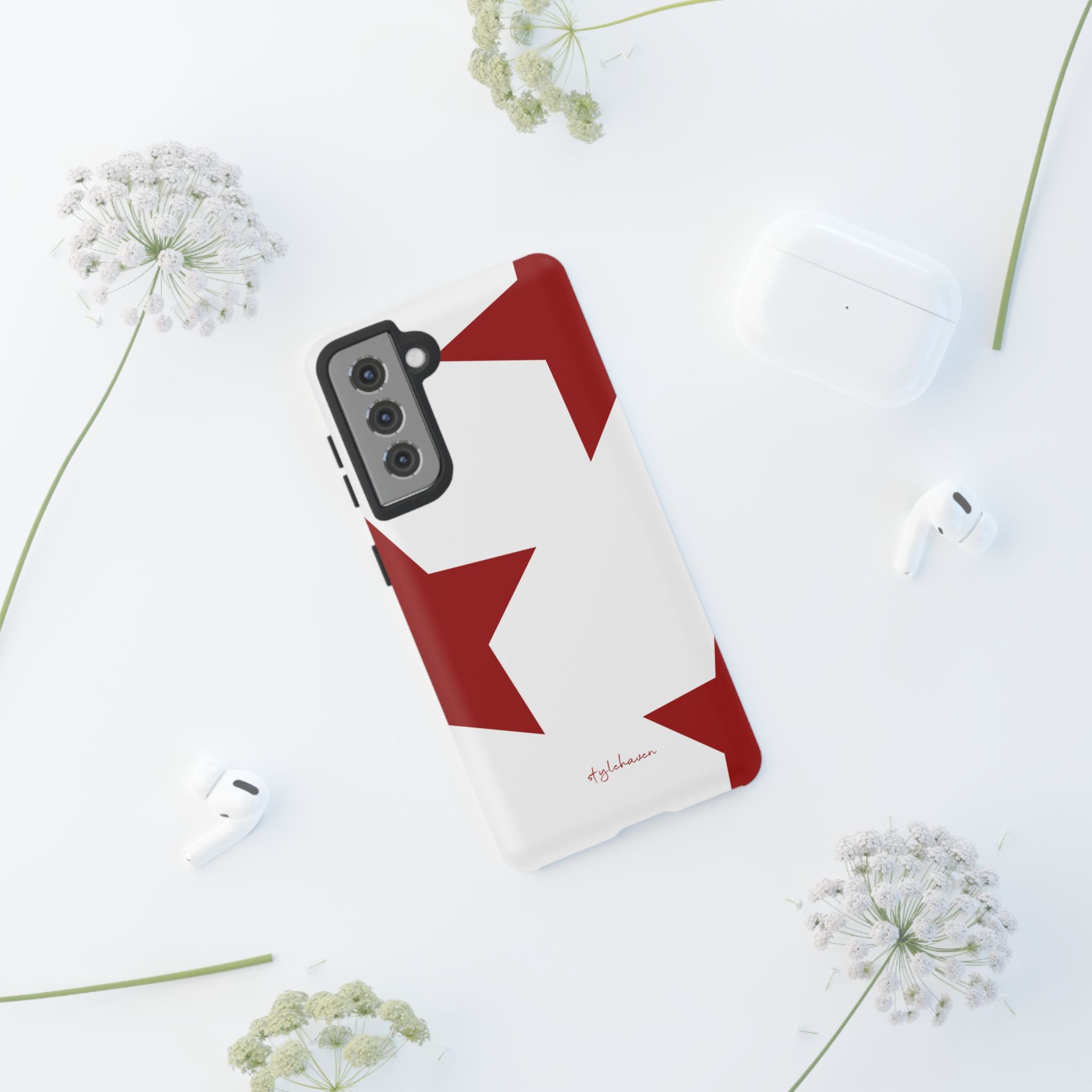 All I see is stars red phone case