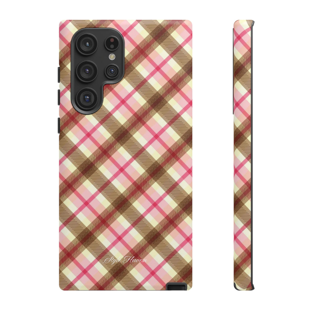 sweet tartan pink case