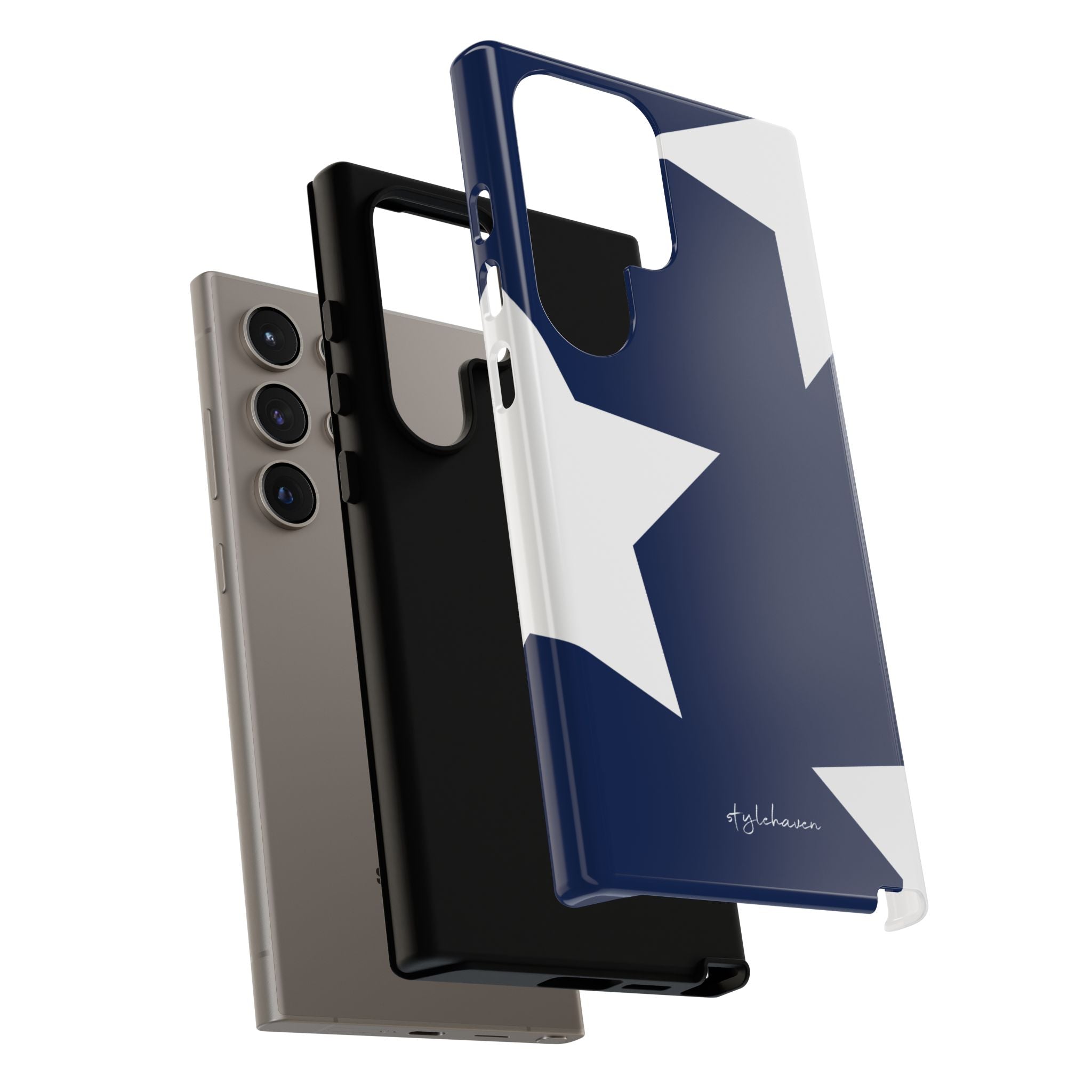 All I see is stars blue phone case