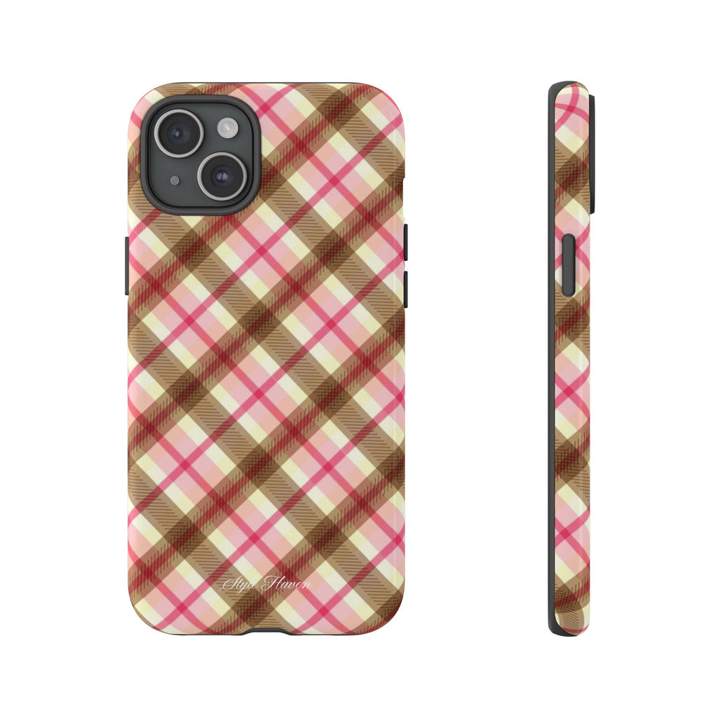 sweet tartan pink case
