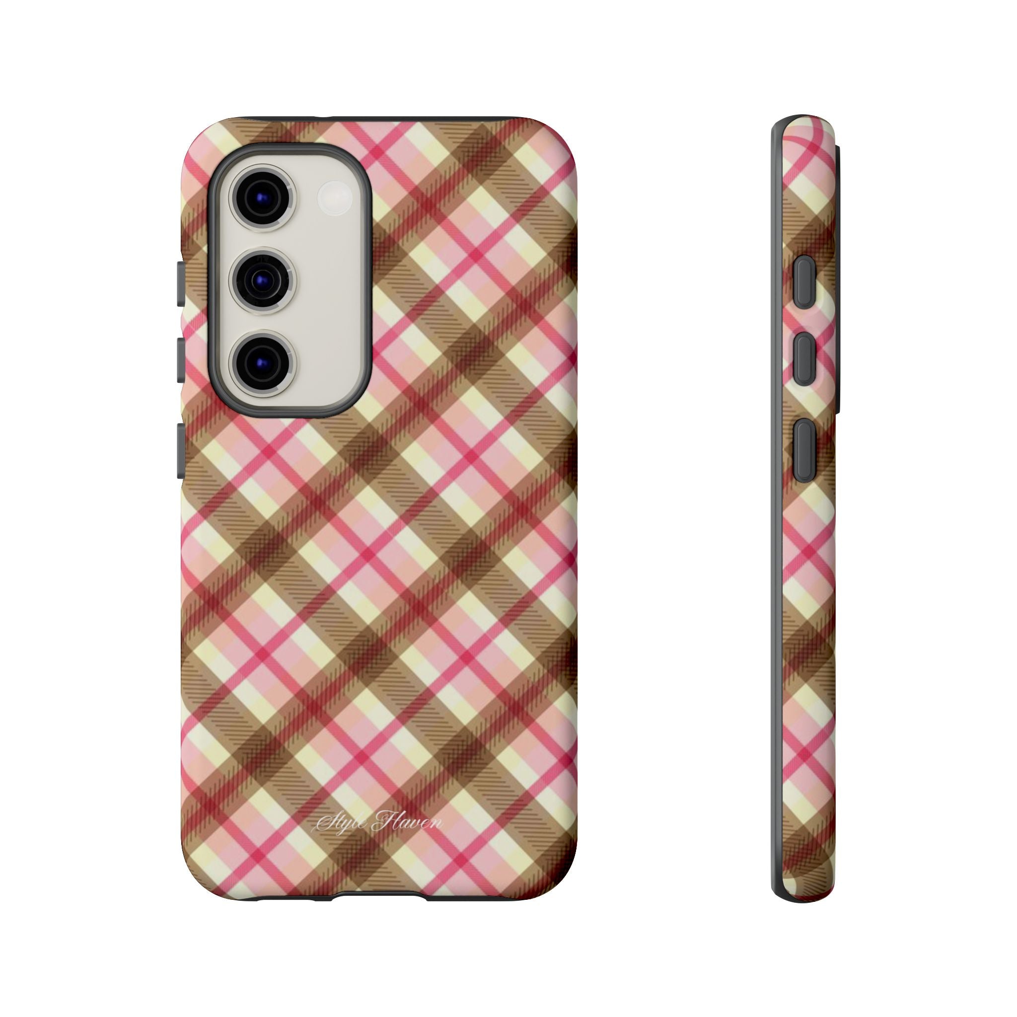 sweet tartan pink case