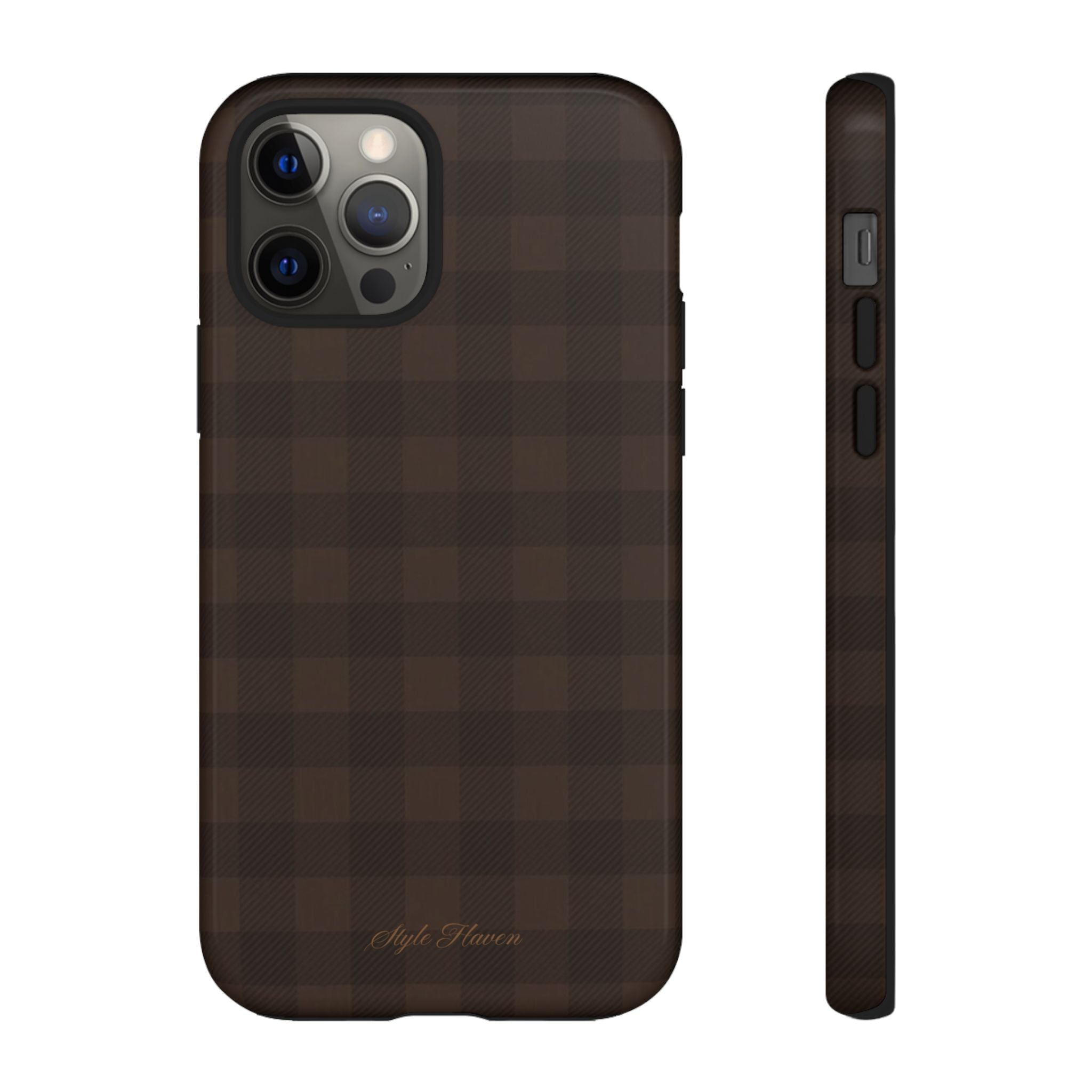 cocoa checkered case