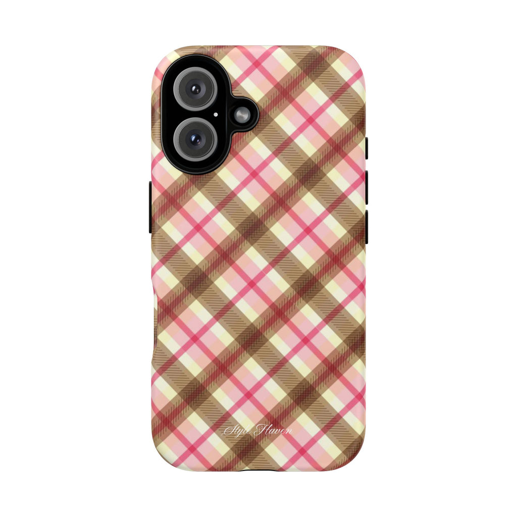 sweet tartan pink case