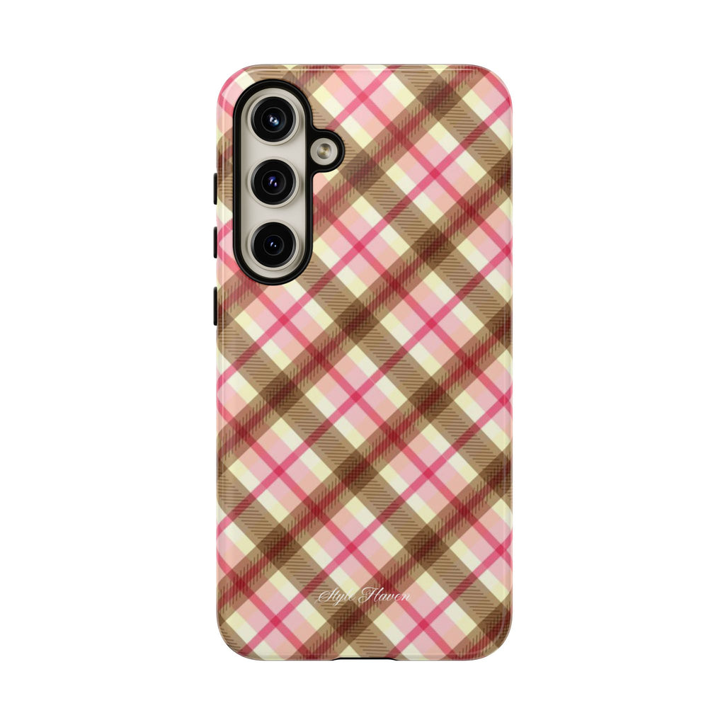 sweet tartan pink case
