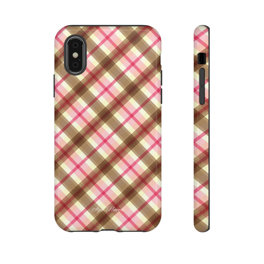 sweet tartan pink case
