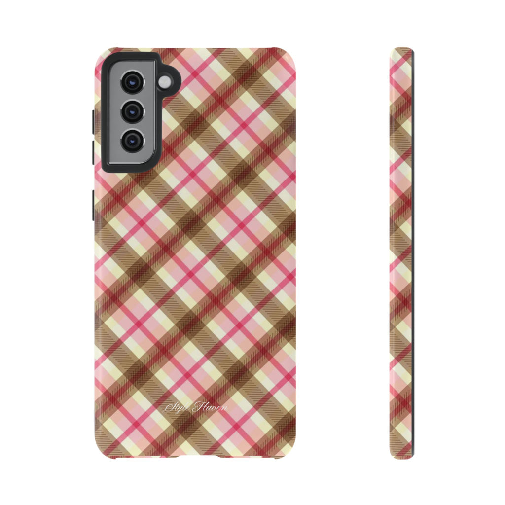 sweet tartan pink case