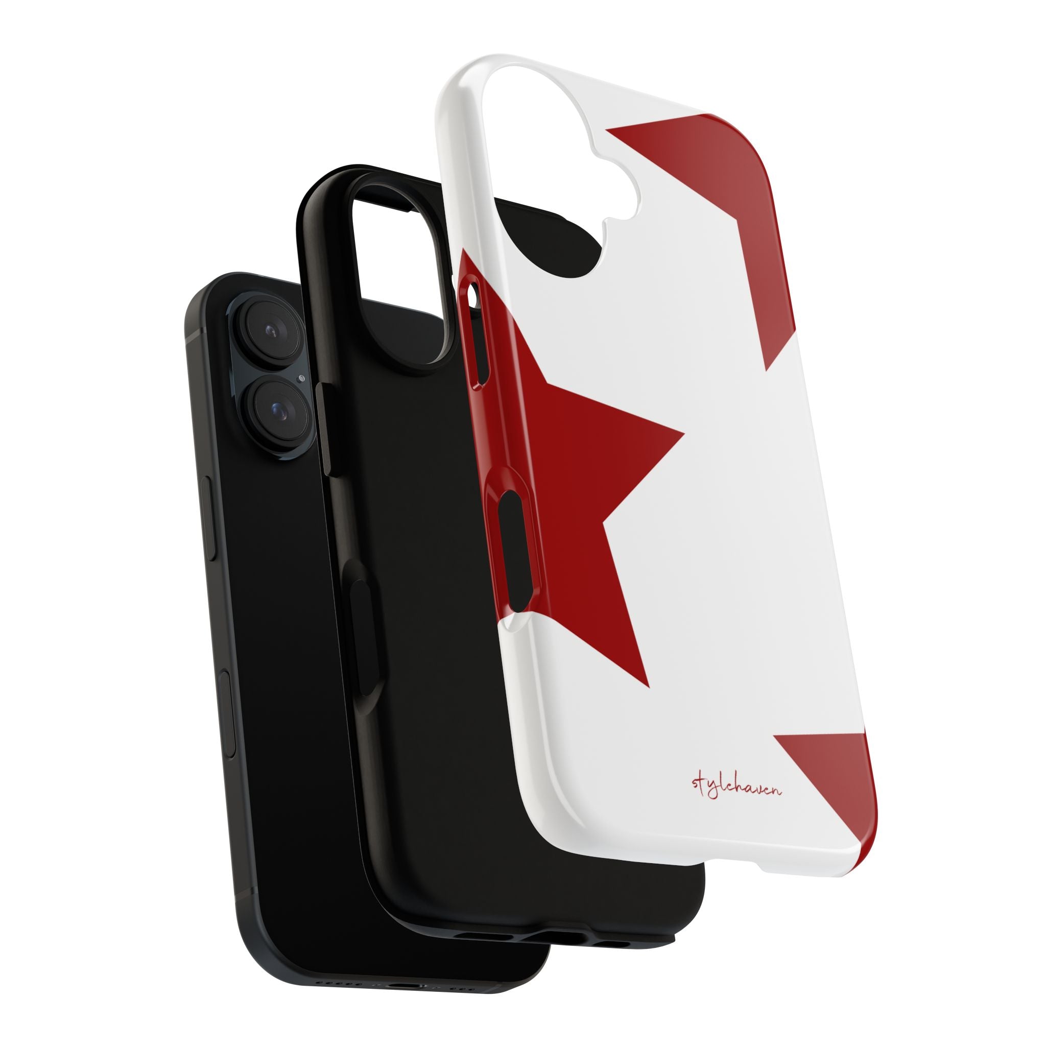 All I see is stars red phone case