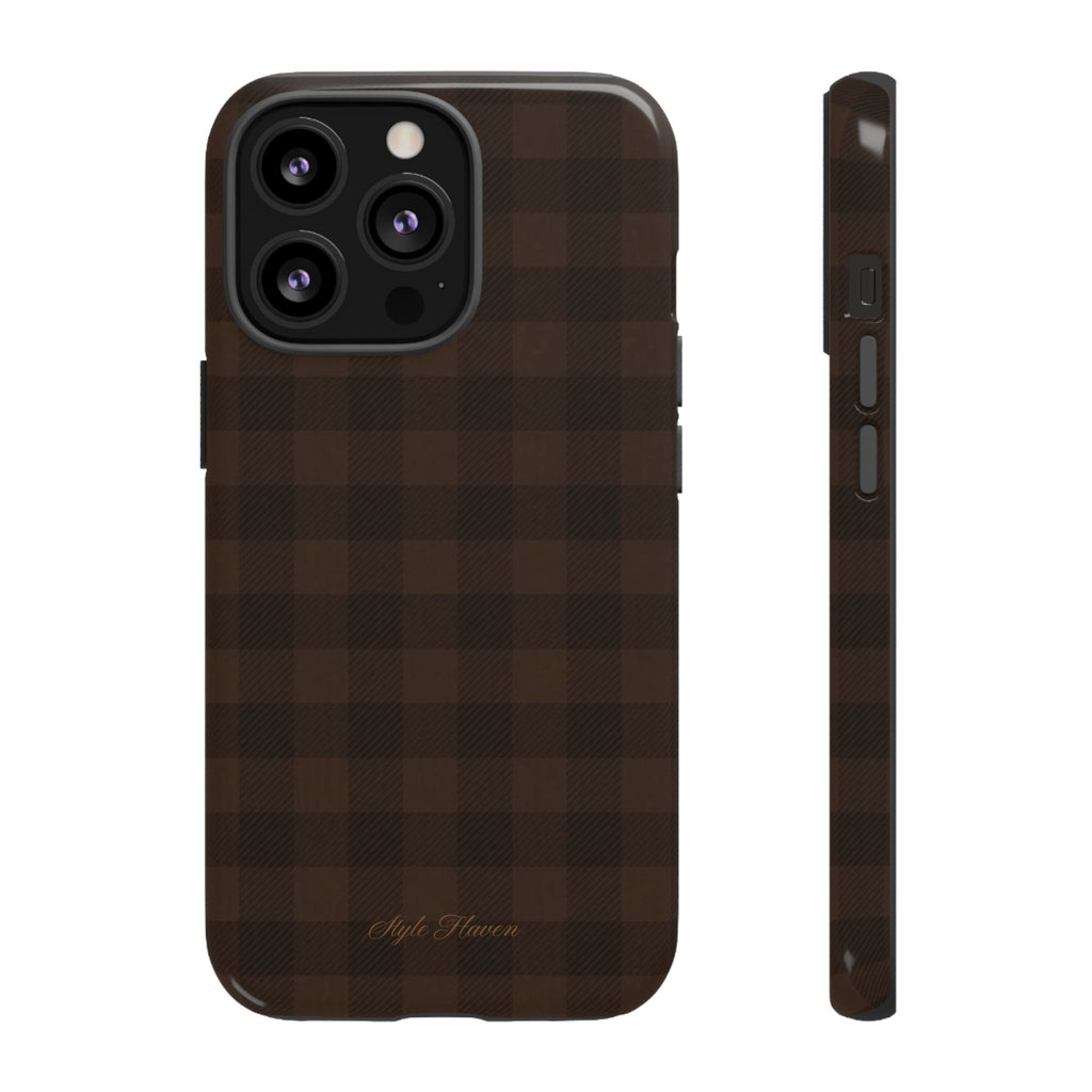cocoa checkered case