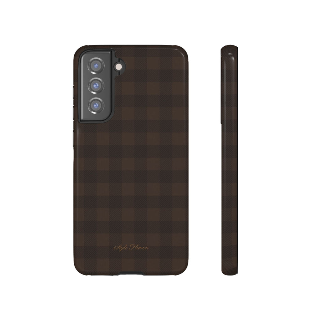 cocoa checkered case