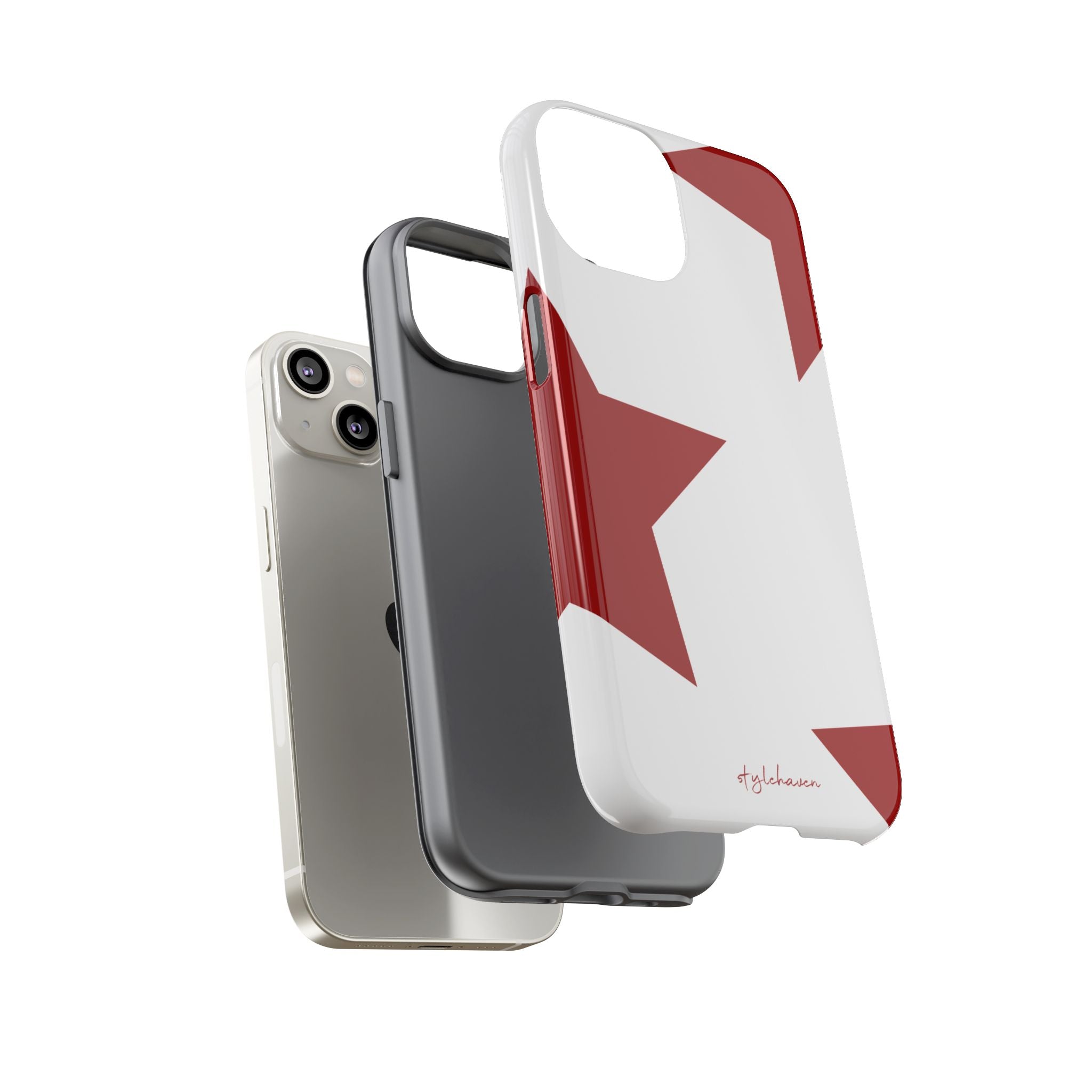 All I see is stars red phone case