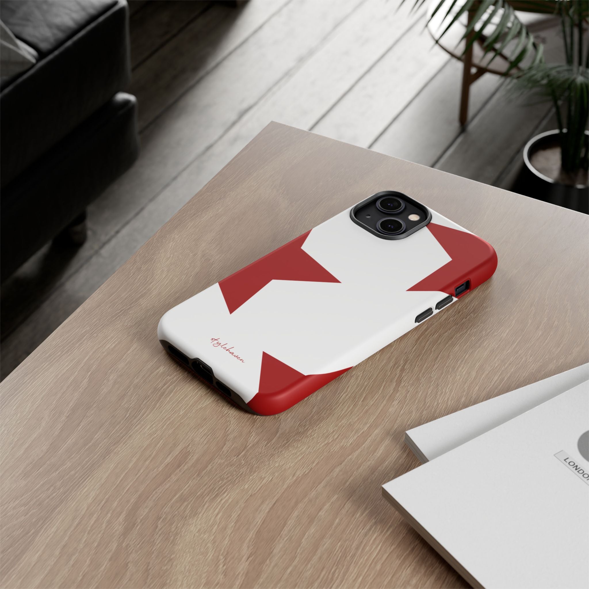 All I see is stars red phone case