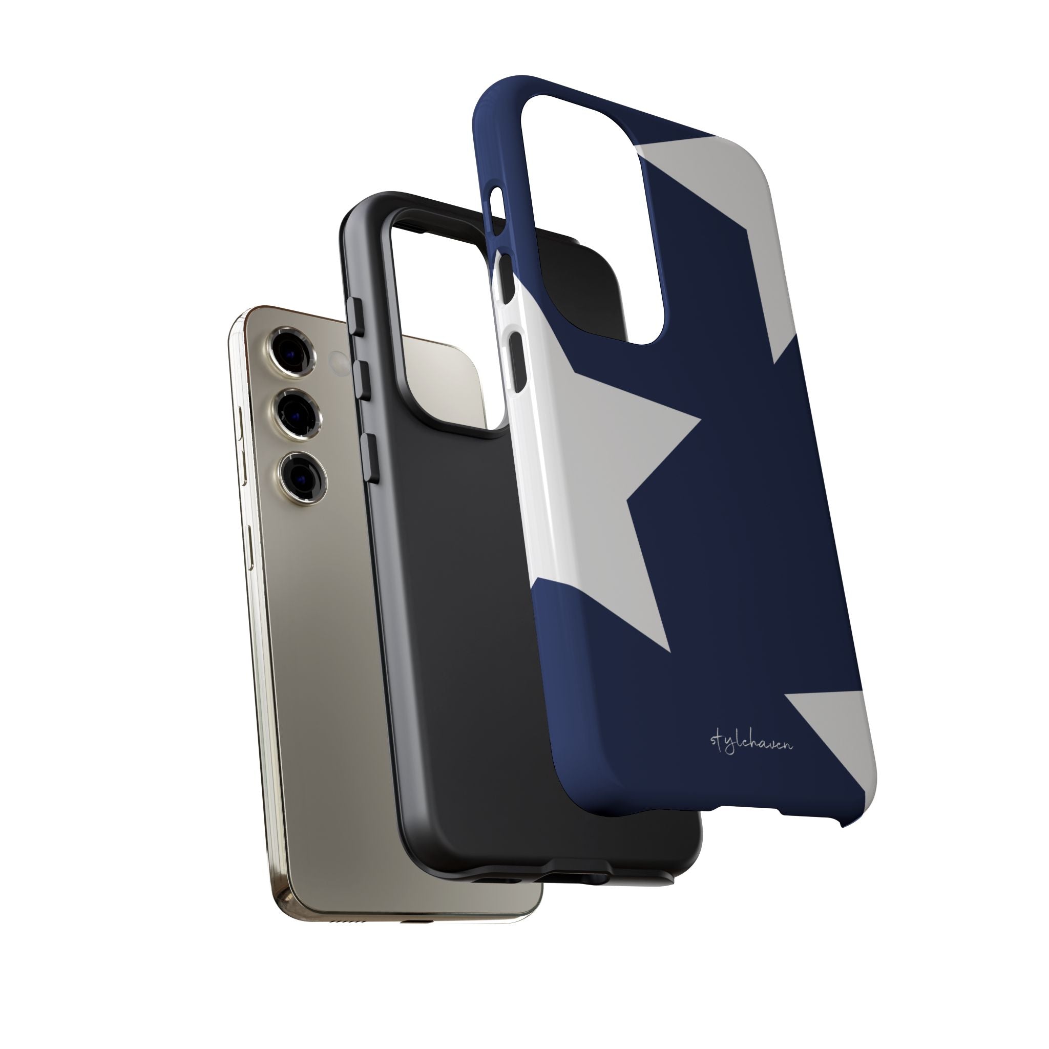 All I see is stars blue phone case