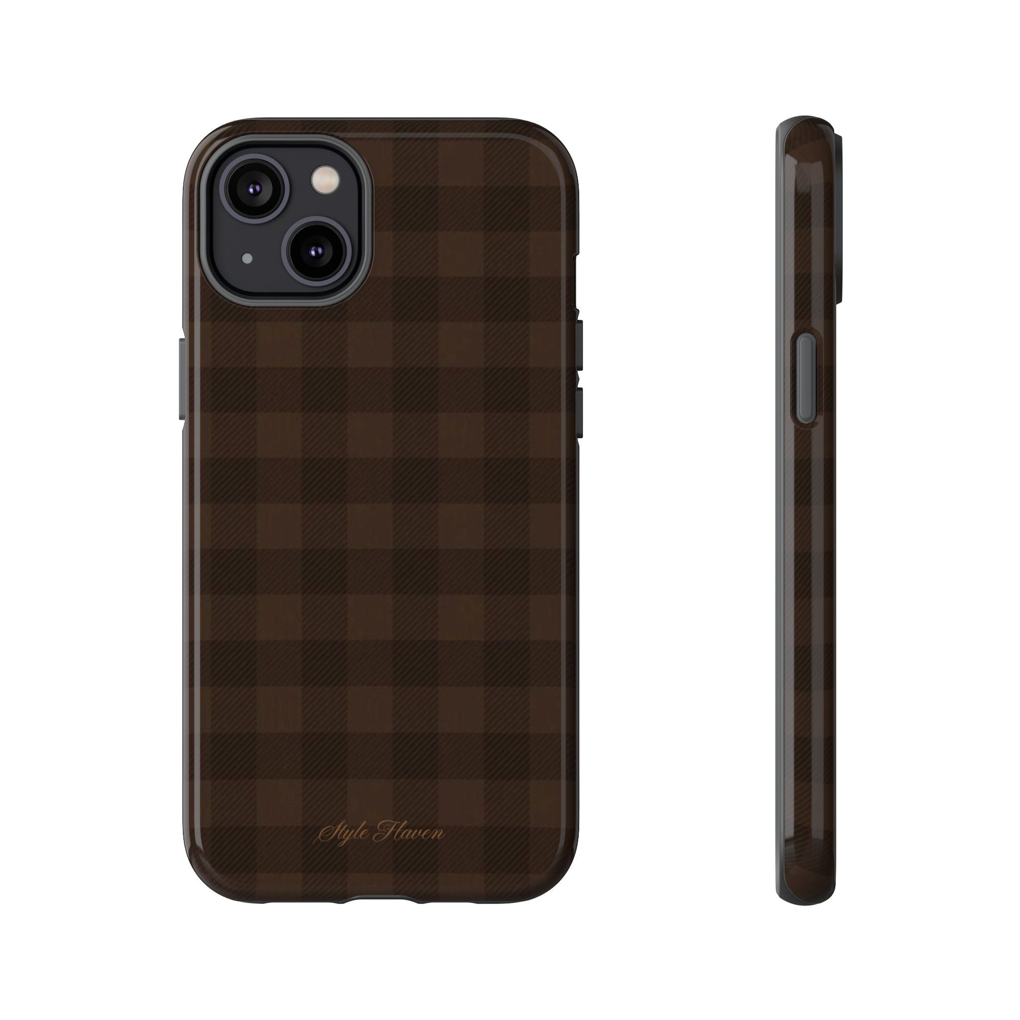 cocoa checkered case