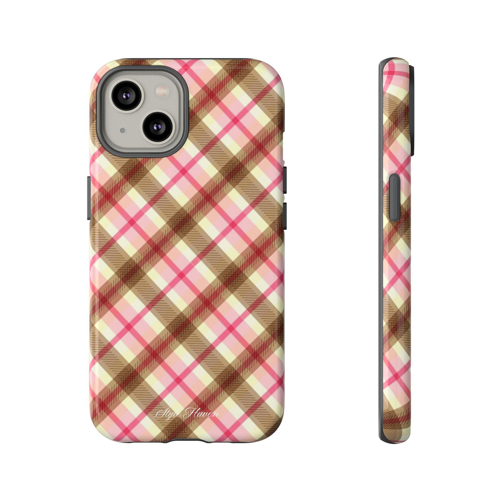 sweet tartan pink case