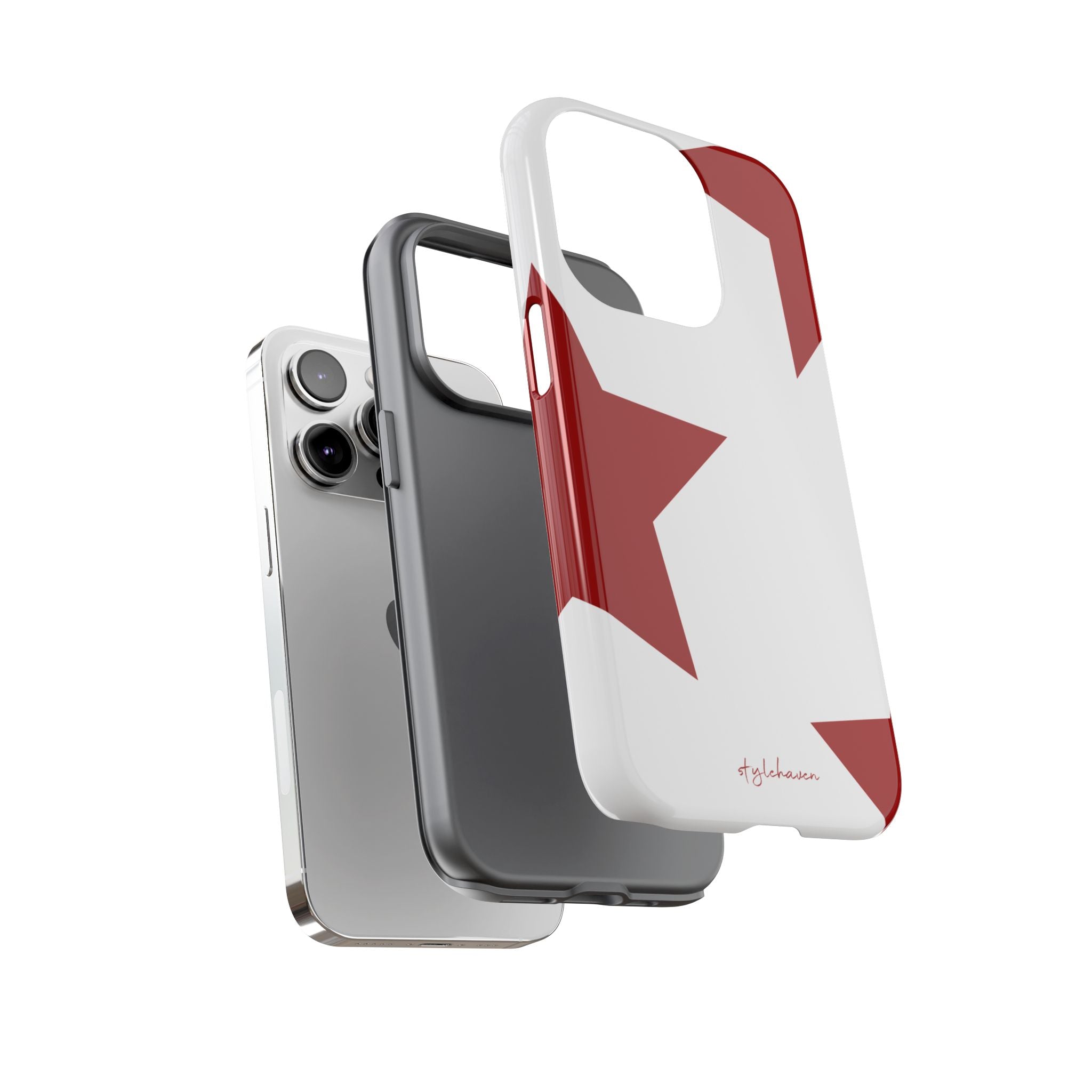 All I see is stars red phone case