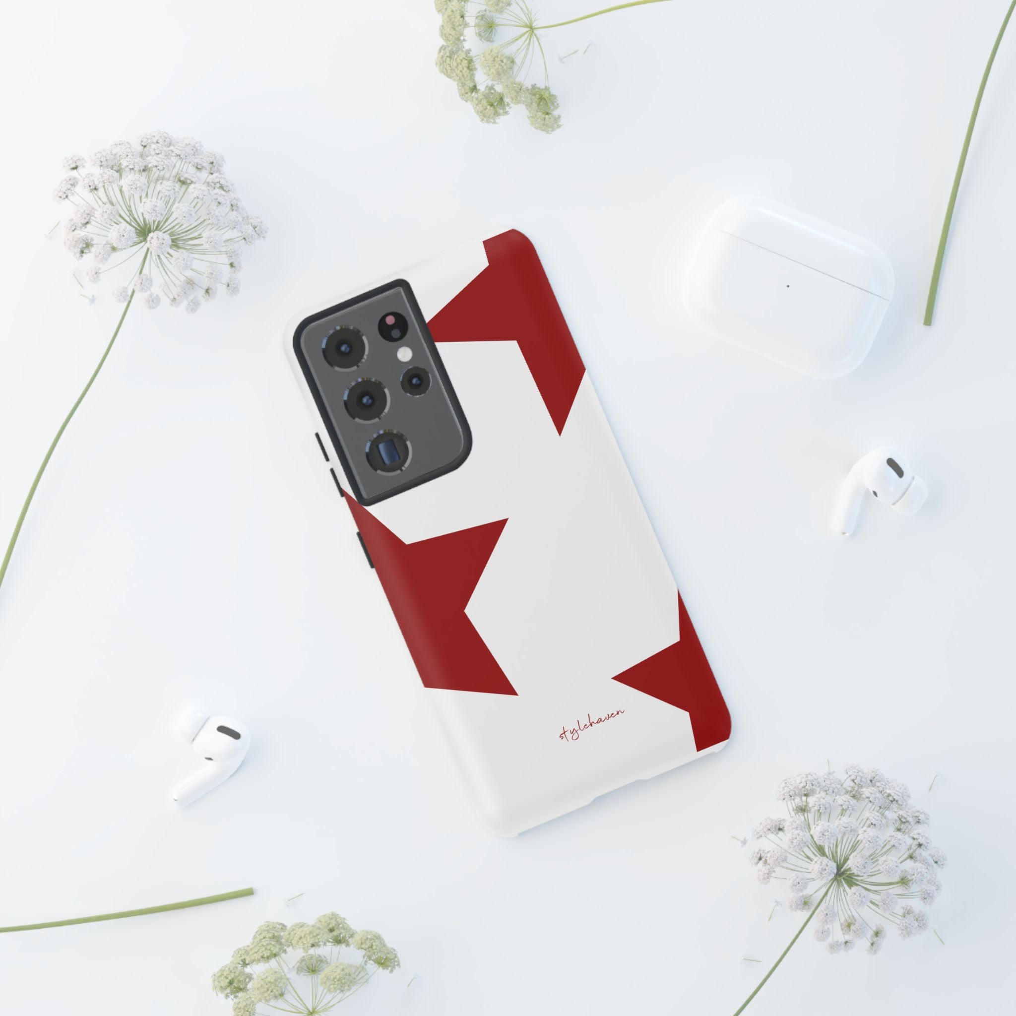 All I see is stars red phone case