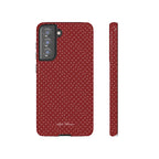 the red polka phone case