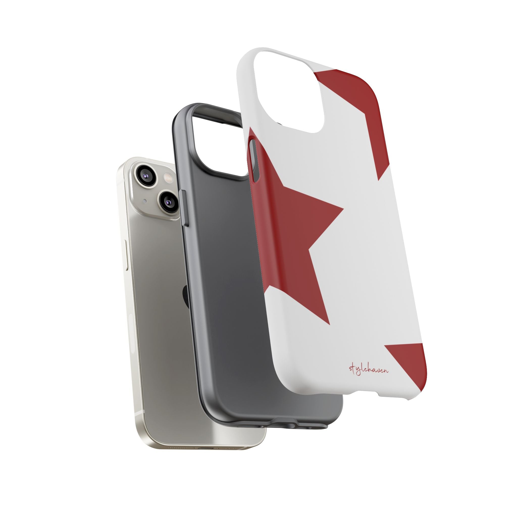 All I see is stars red phone case